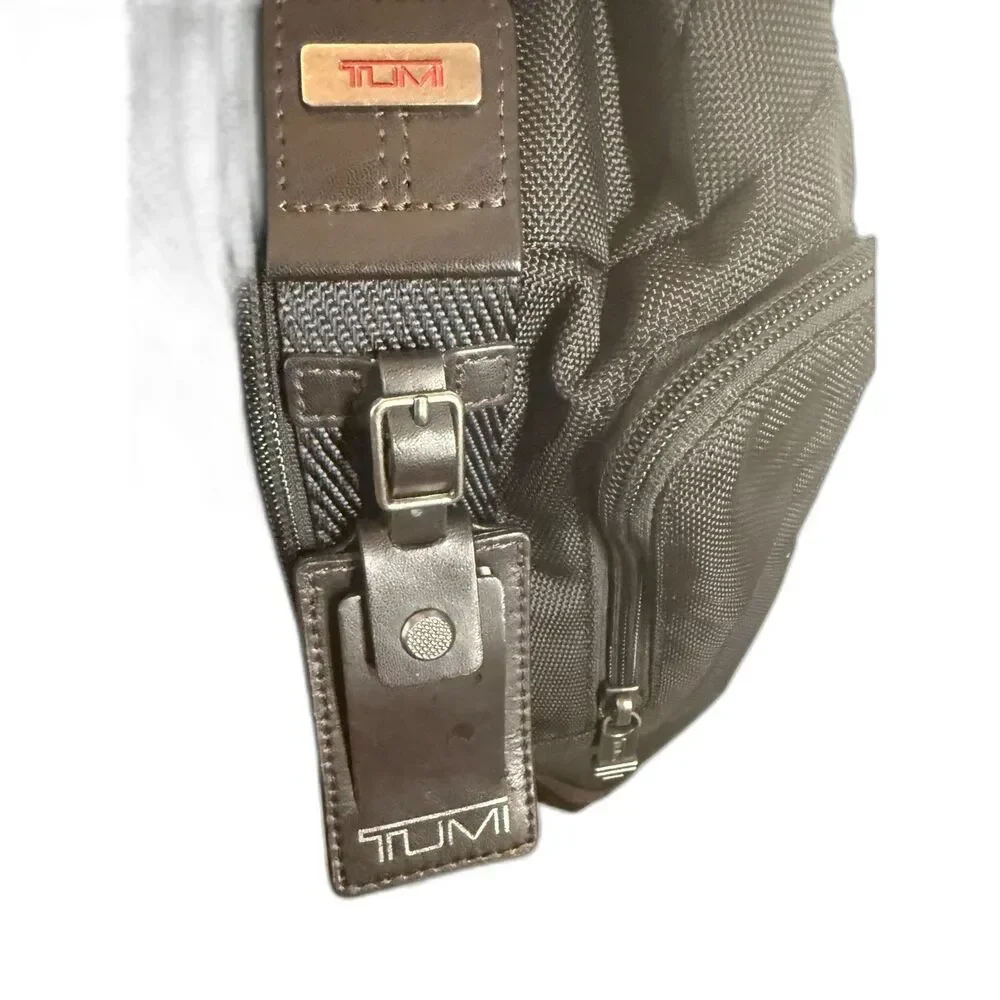 TUMI Alpha Bravo Monterey Sling 222318 Black Ballistic Nylon Crossbody Bag